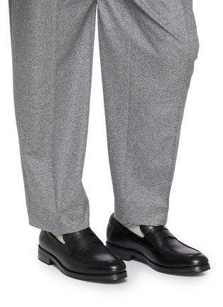模特儿示范图 - 点击放大 - COLE HAAN - Ledley Grand Penny Loafers