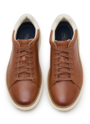细节 - 点击放大 - COLE HAAN - Grandpro Court Skyweave Leather Men's Sneakers