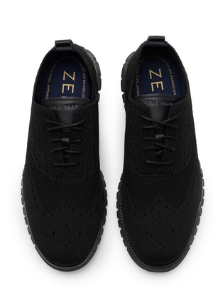 细节 - 点击放大 - COLE HAAN - ZERØGRAND Remastered Stitchlite Wingtip Knit Oxford Shoes