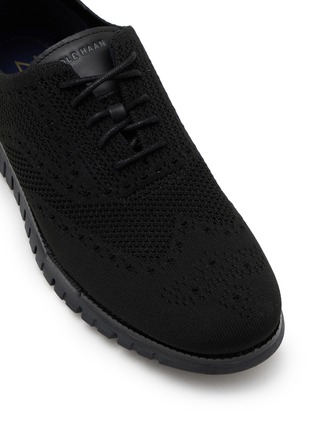 细节 - 点击放大 - COLE HAAN - ZERØGRAND Remastered Stitchlite Wingtip Knit Oxford Shoes