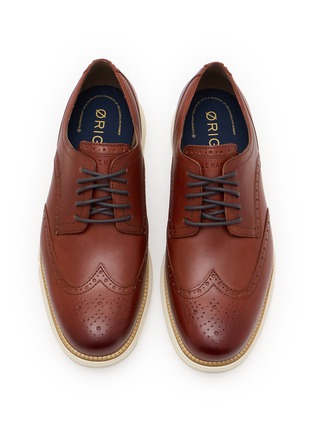 细节 - 点击放大 - COLE HAAN - ØriginalGrand Remastered Wingtip Leather Oxford Shoes