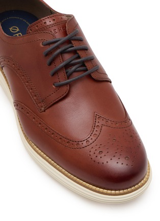 细节 - 点击放大 - COLE HAAN - ØriginalGrand Remastered Wingtip Leather Oxford Shoes