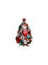 细节 –点击放大 - LUXURY CZECH JEWELRY - Small Rhinestone Glitzy Gleam Christmas Tree — Red/Green