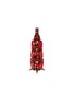 细节 –点击放大 - LUXURY CZECH JEWELRY - Small Rhinestone Glitzy Gleam Christmas Tree — Red