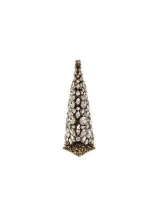 细节 –点击放大 - LUXURY CZECH JEWELRY - Medium Rhinestone Magical Star Christmas Tree — Crystal Clear