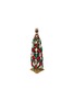细节 –点击放大 - LUXURY CZECH JEWELRY - Medium Rhinestone Magical Star Christmas Tree — Red/Green