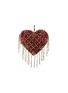 首图 –点击放大 - SHISHI - Velvet Heart Beaded Fringe Ornament