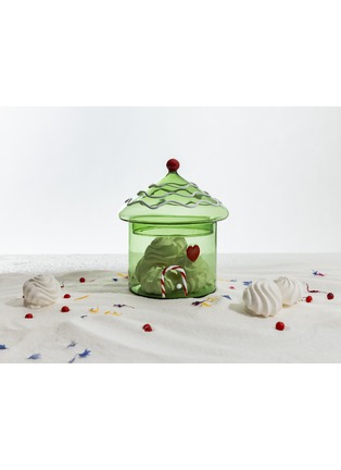 细节 –点击放大 - ICHENDORF MILANO - House Box With Lid — Green