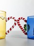 细节 –点击放大 - ICHENDORF MILANO - Candy Cane Handle Mug With Wreath — Blue