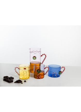 细节 –点击放大 - ICHENDORF MILANO - Candy Cane Handle Mug — Yellow