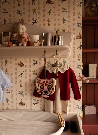  - DOING GOODS - Pinky Leopard Wool Gift Hanger