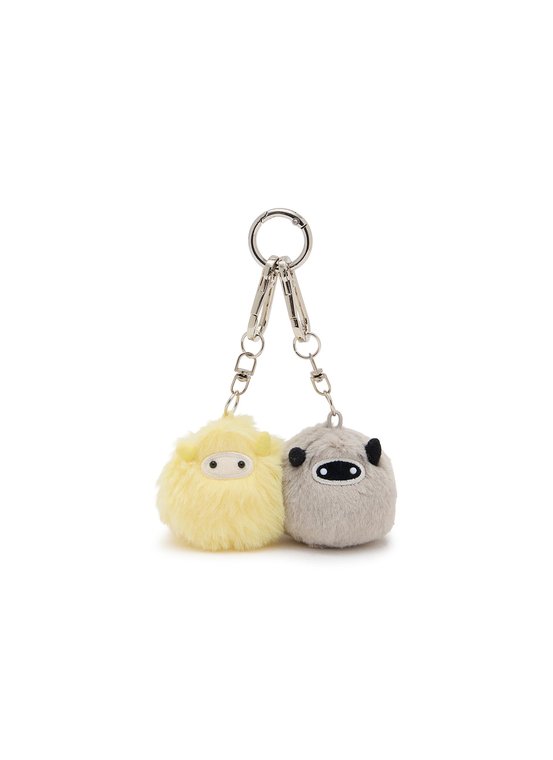 BAZ & FRIENDS | 毛绒包挂配对套装 — GRUMPY MINI & HAPPY MINI
