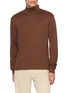 首图 - 点击放大 - SUNSPEL - Long Sleeve Mock Neck Brushed Cotton top