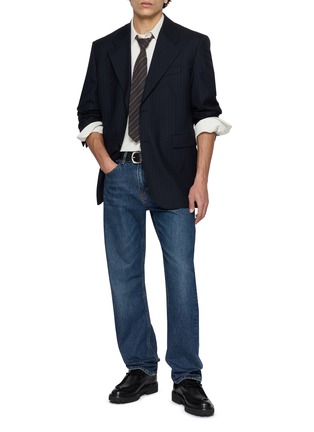 模特儿示范图 - 点击放大 - FRAME - The Classic Straight Leg Denim Jeans