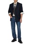 模特儿示范图 - 点击放大 - FRAME - The Classic Straight Leg Denim Jeans