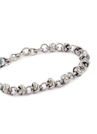 细节 - 点击放大 - MANCINO - Stainless Steel Chain Bracelet