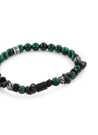 细节 - 点击放大 - MANCINO - Beaded Stone Elastic Bracelet