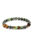 首图 - 点击放大 - MANCINO - Beaded Stone Elastic Bracelet