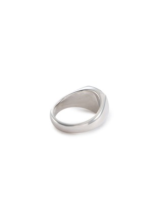 细节 - 点击放大 - TOM WOOD - Small Minied Rhodium Plated Silver Ring