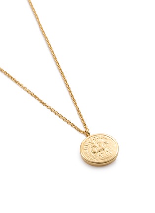 细节 - 点击放大 - TOM WOOD - Coin Pentant  18k Gold Plated Silver Necklace