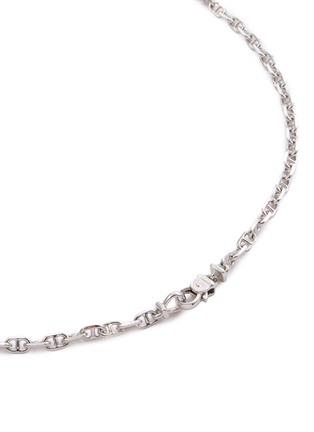 细节 - 点击放大 - TOM WOOD - Cable Rhodium Plated Silver Chain Necklace