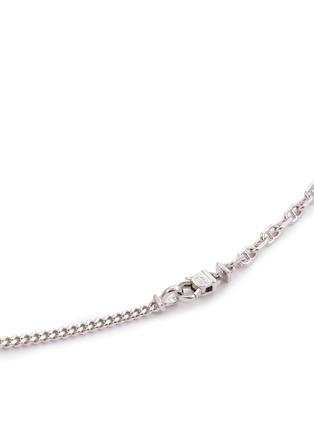 细节 - 点击放大 - TOM WOOD - Rue Rhodium Plated Silver Chain Necklace