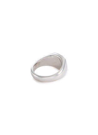 细节 - 点击放大 - TOM WOOD - Small Spinel Minied Rhodium Plated Silver Ring