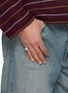 模特儿示范图 - 点击放大 - TOM WOOD - Mop Dan Rhodium Plated Silver Ring