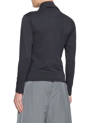 背面 - 点击放大 - BEAUTIFUL PEOPLE - Cotton Bowtie Turtleneck Top