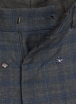  - DRIES VAN NOTEN - Embroidered Wide-Leg Trousers