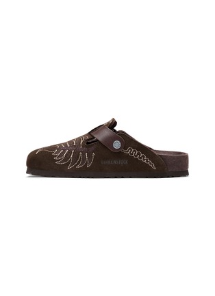 细节 - 点击放大 - BIRKENSTOCK 1774 - X ETRO BOSTON 刺绣饰拖鞋