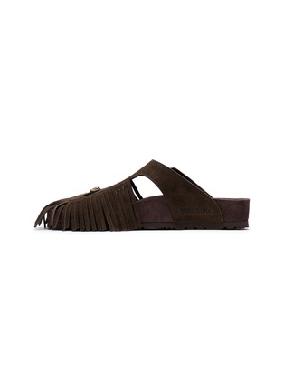细节 - 点击放大 - BIRKENSTOCK 1774 - X ETRO GIZEH 流苏饰拖鞋