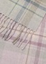 细节 - 点击放大 - PIACENZA 1733 - DOUBLE FACE 双面格纹羊绒围巾