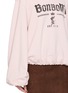  - BONBOM - Tiger Logo Printed Bubble Hem Hoodie