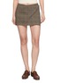SPORTY & RICH SIGNATURE LOGO 围裹式迷你半身裙