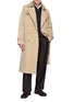 模特儿示范图 - 点击放大 - J∞QUALITY  - Double Breasted Trench Coat