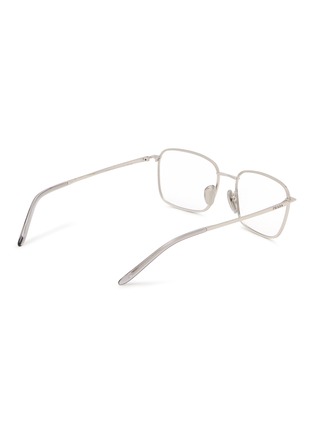 模特儿示范图 - 点击放大 - PRADA - Metal Square Optical Glasses