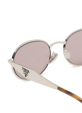 细节 - 点击放大 - PRADA - Metal Round Sunglasses