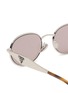 细节 - 点击放大 - PRADA - Metal Round Sunglasses