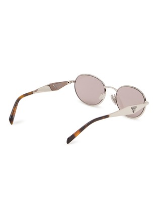 模特儿示范图 - 点击放大 - PRADA - Metal Round Sunglasses