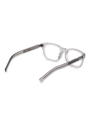 模特儿示范图 - 点击放大 - PRADA - Acetate Square Optical Glasses