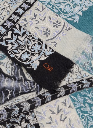 细节 - 点击放大 - LANE’S - Jama Embroidered Pashmina Shawl