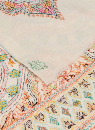 细节 - 点击放大 - LANE’S - Jama Embroidered Pashmina Shawl