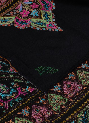细节 - 点击放大 - LANE’S - Jama Embroidered Pashmina Shawl