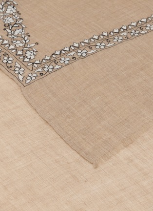 细节 - 点击放大 - LANE’S - Jama Embroidered Pashmina Shawl