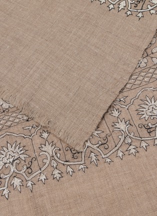 细节 - 点击放大 - LANE’S - Jama Embroidered Pashmina Shawl