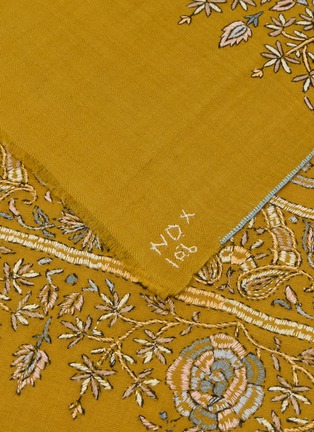 细节 - 点击放大 - LANE’S - Jama Embroidered Pashmina Shawl