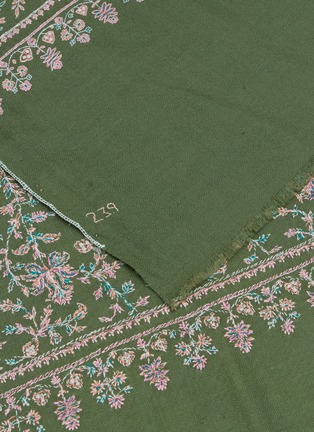 细节 - 点击放大 - LANE’S - Jama Embroidered Pashmina Shawl
