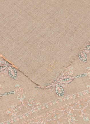 细节 - 点击放大 - LANE’S - Jama Embroidered Pashmina Shawl