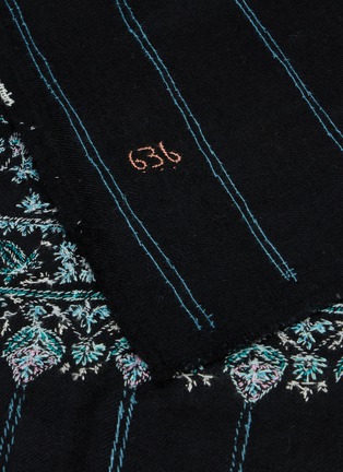 细节 - 点击放大 - LANE’S - Jama Embroidered Pashmina Shawl